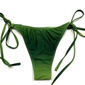 NEW GREEN TRIANGLE STRING BIKINI BOTTOMS